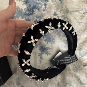 Club Monaco black hair band NWT